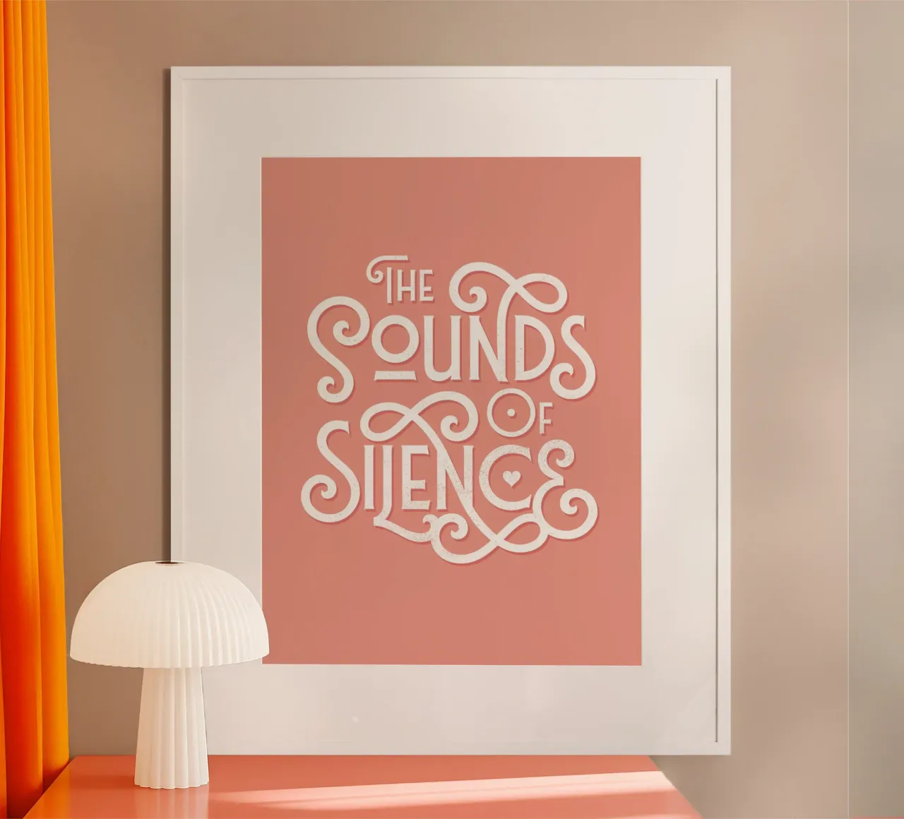 Silence poster da Tamsen Design