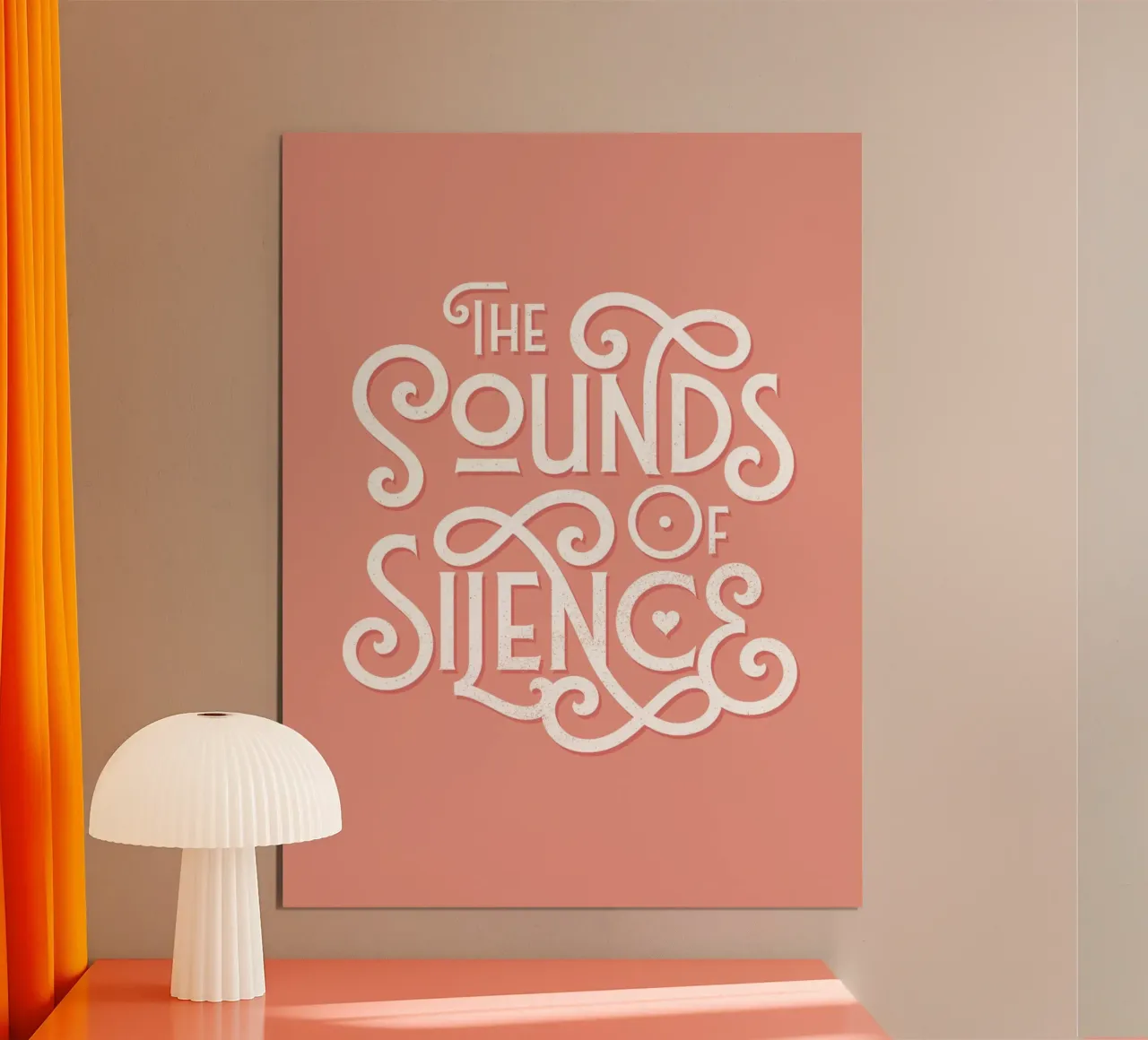 Silence poster da Tamsen Design