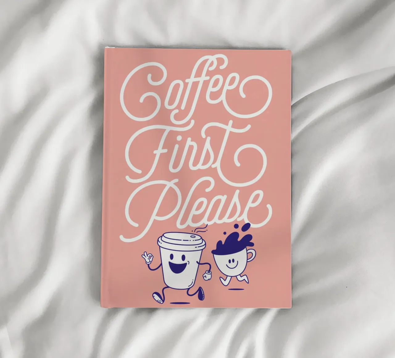 Coffee first! notebook by Tamsen Design