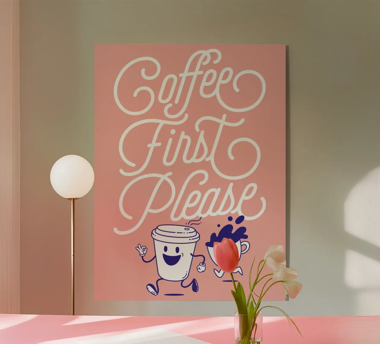 Coffee first! plexiglass da Tamsen Design