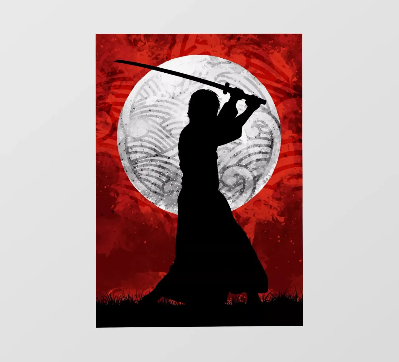 Samurai Sunset Red pellicola backlit da nabakumov