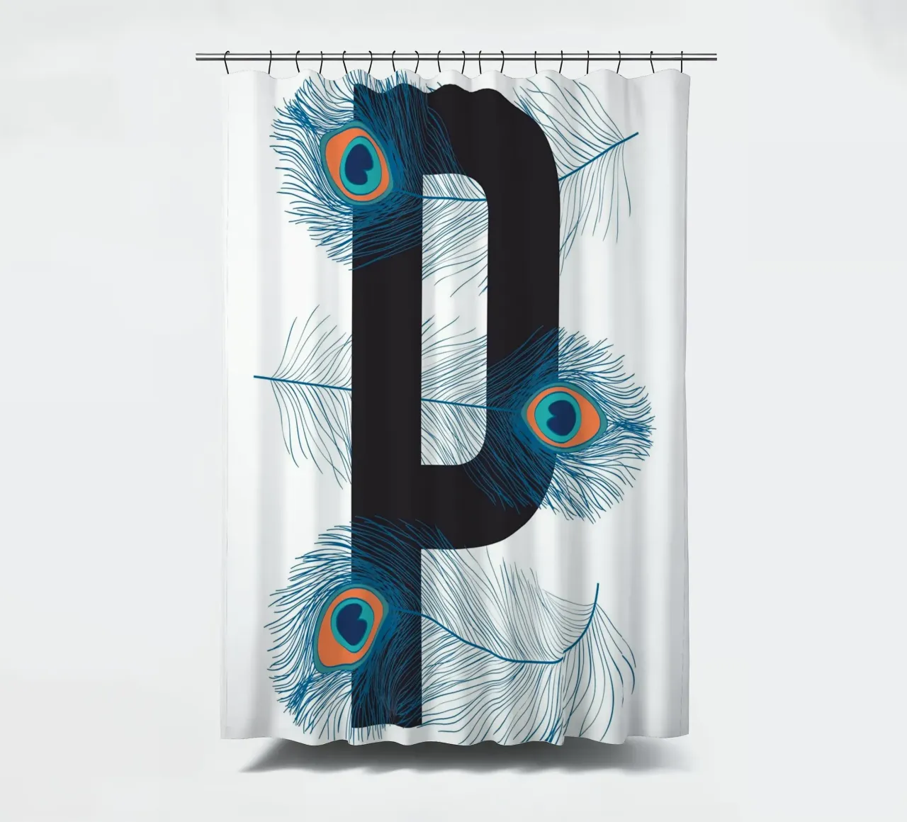P like... tenda da doccia da Tamsen Design