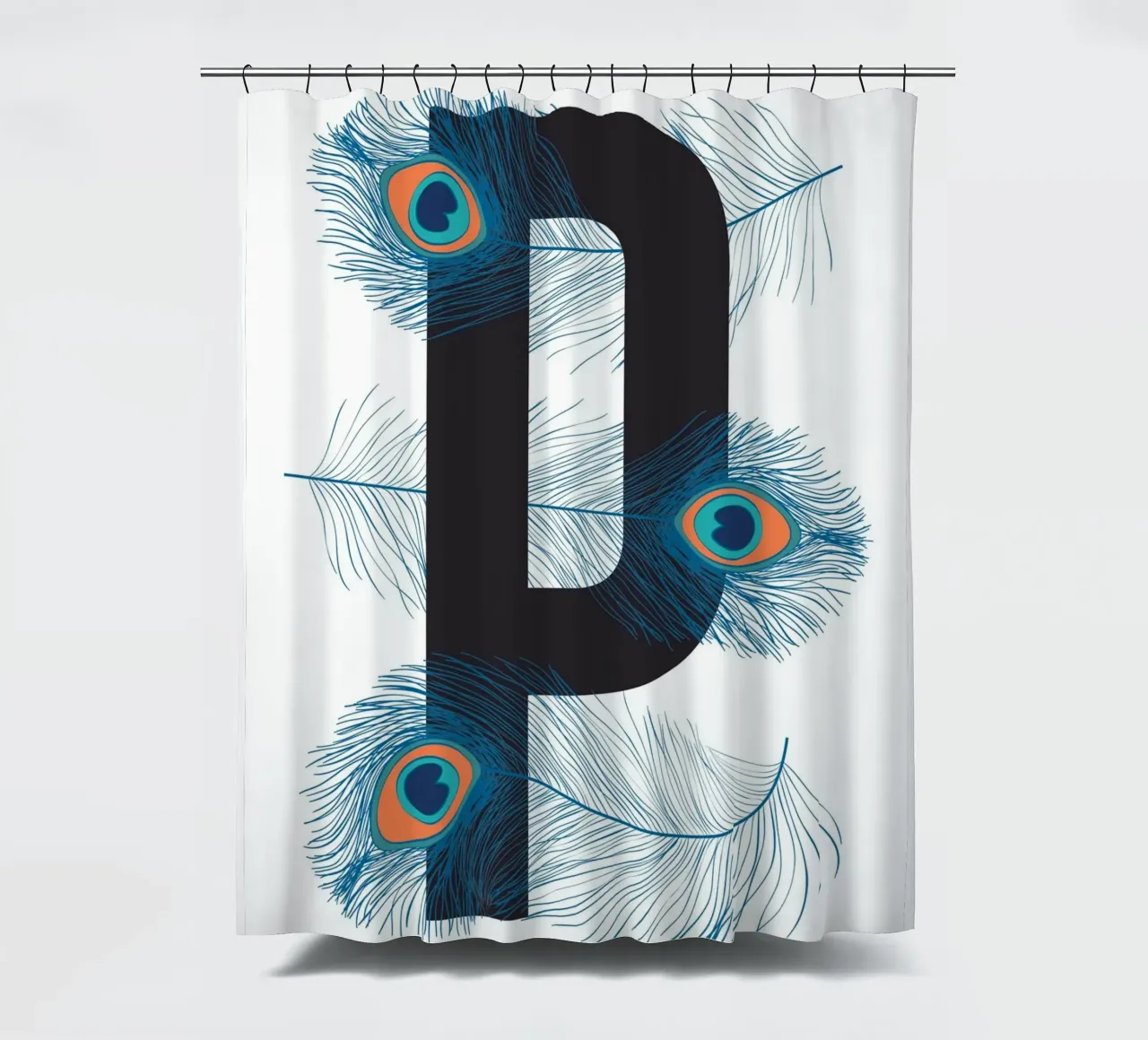 P like... tenda da doccia da Tamsen Design