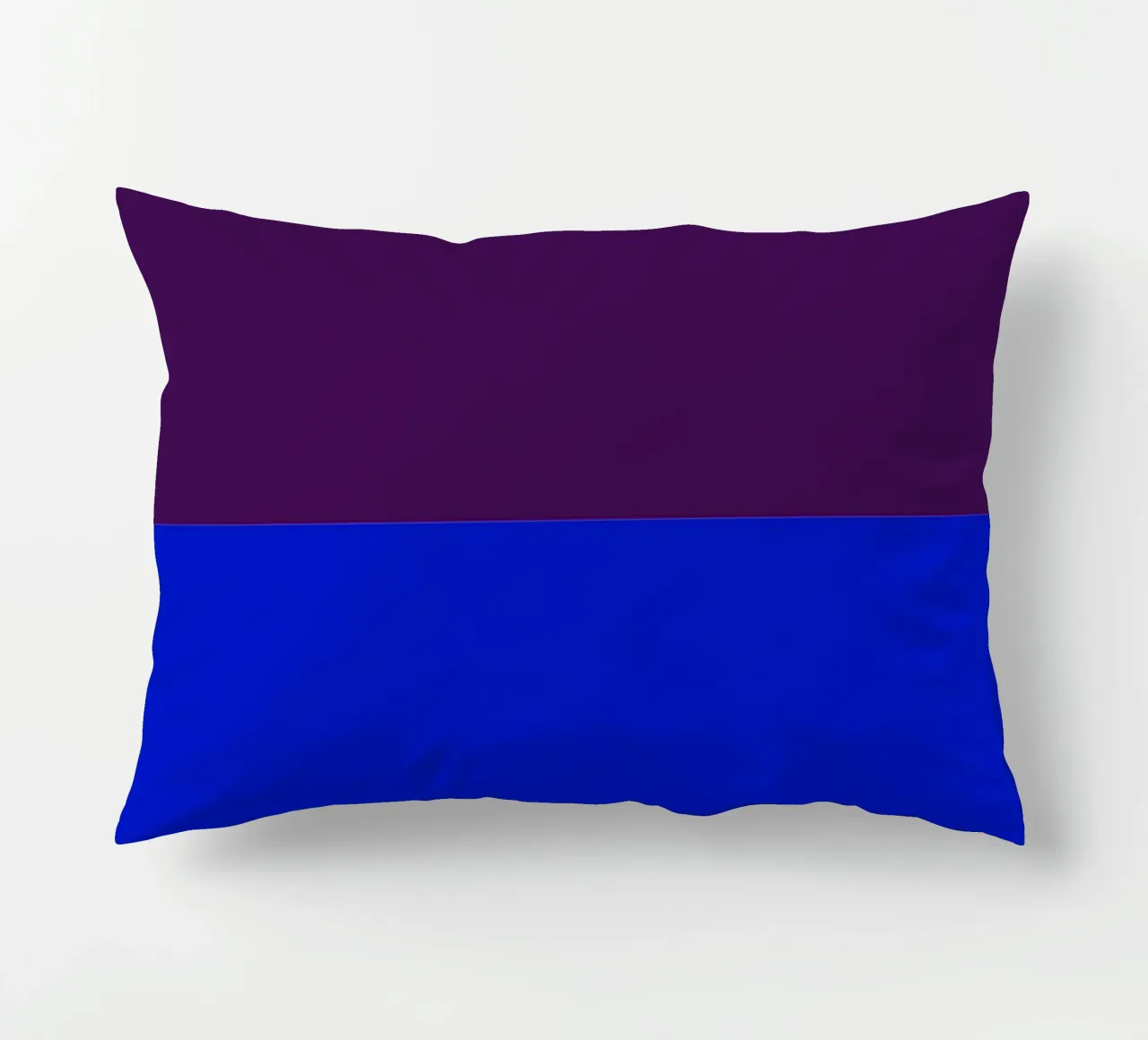 Merry Christmas Color Block Lila Blau cuscino da Sophie Augustin Illustration