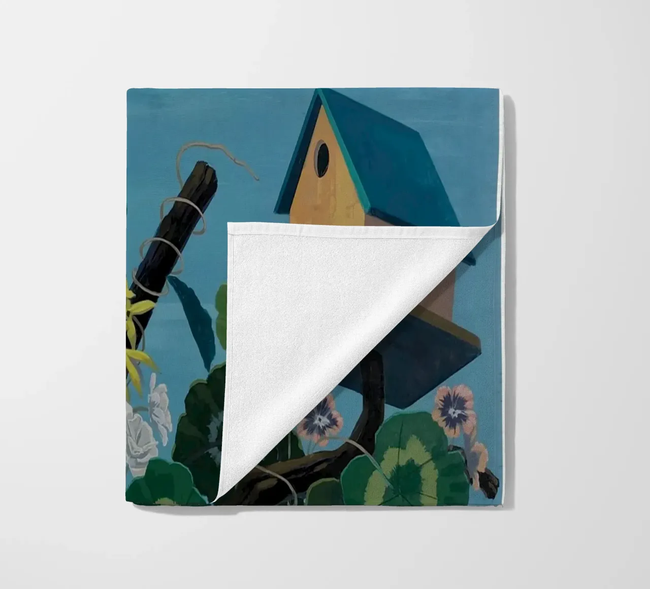 Zwarte en deels zwarte vogels in Amerika (kraai, distelvink) 2020 strandhanddoek van carol shop