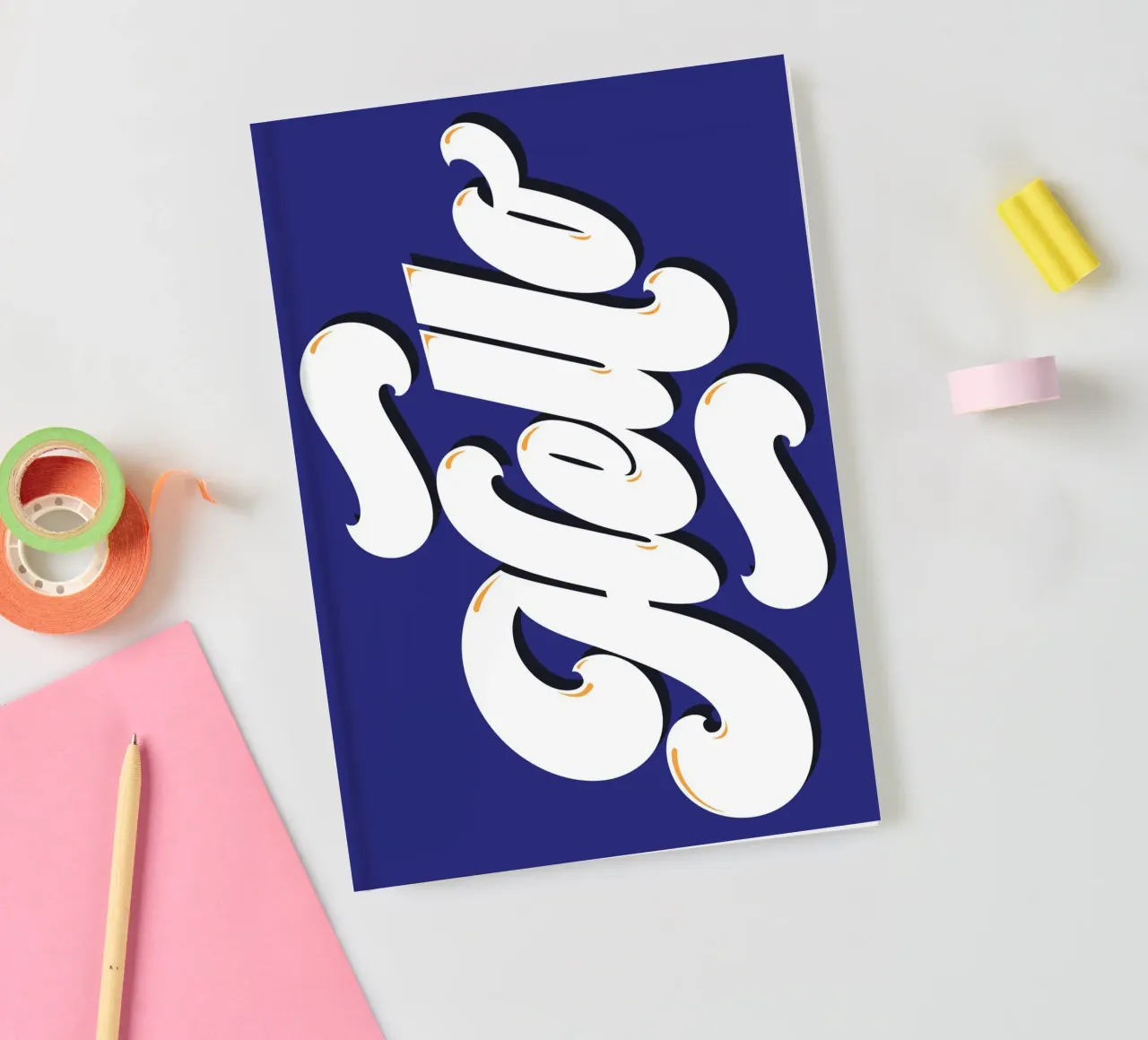 Hello Notizbuch von Tamsen Design