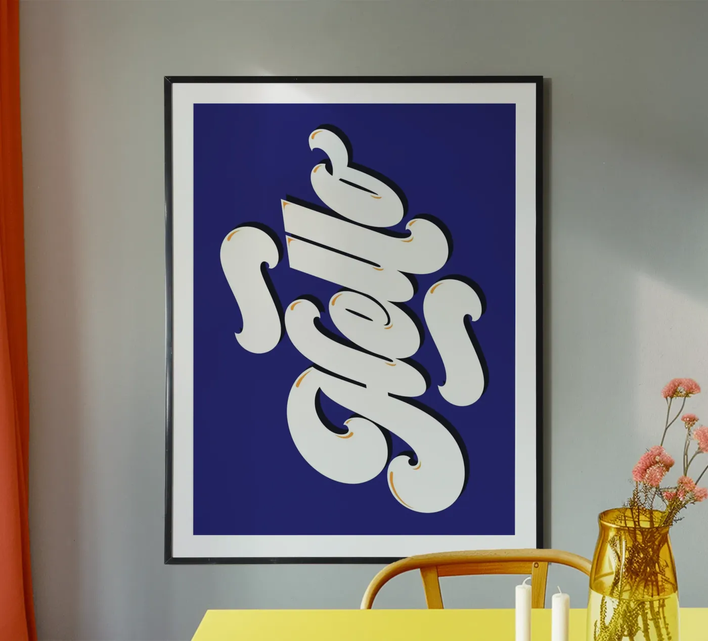 Hello Poster von Tamsen Design