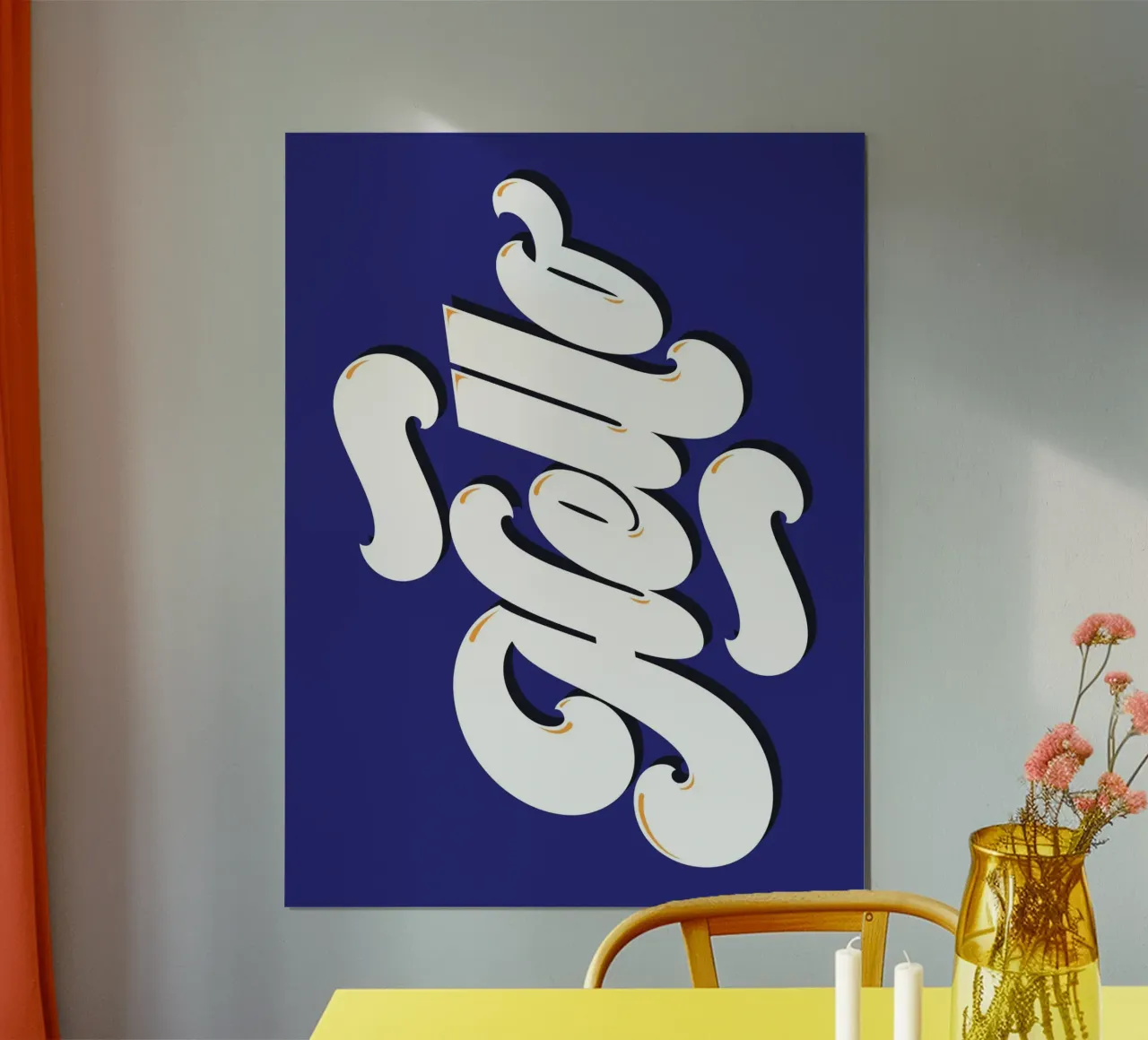 Hello poster by Tamsen Design