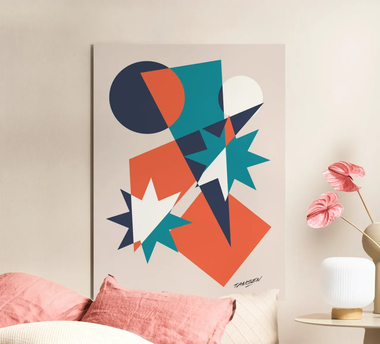 Big Bang! alluminio dibond da Tamsen Design