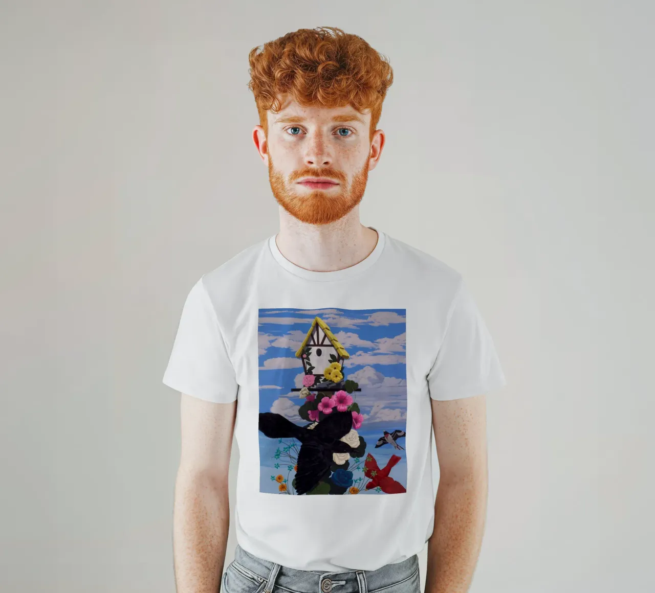Corvi neri t-shirt da carol shop