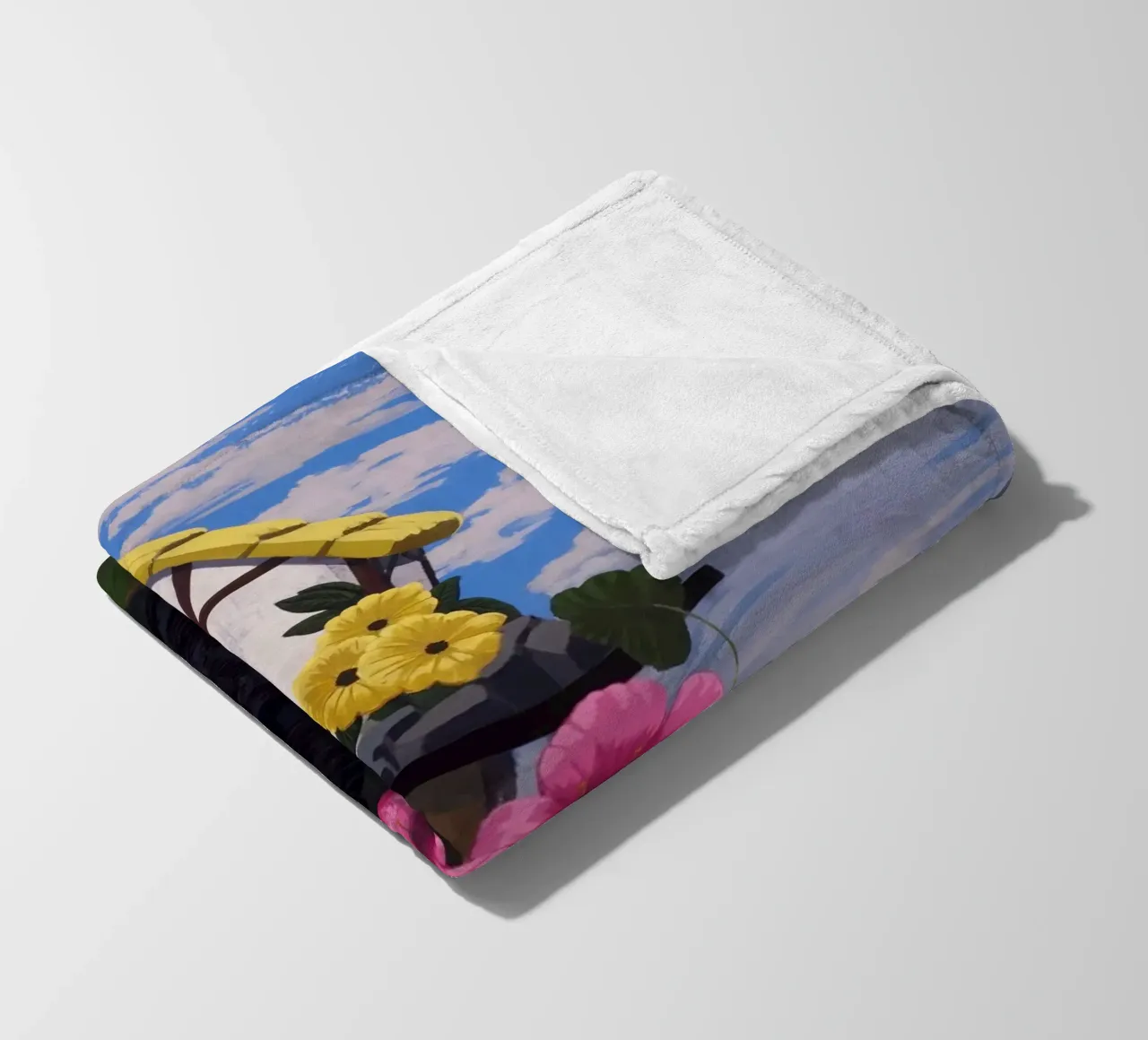Corvi neri coperta in pile da carol shop