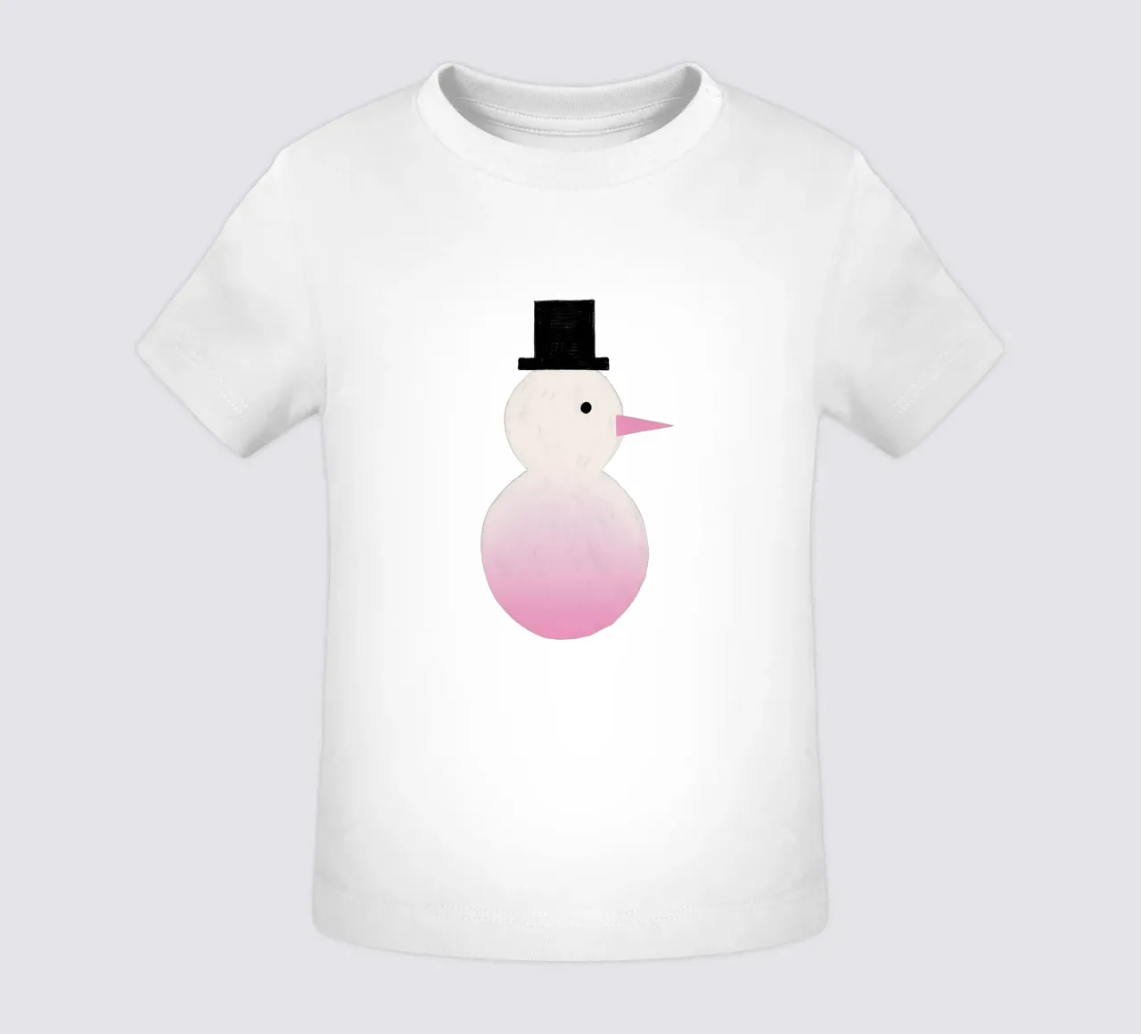 Schneemann Farbverlauf maglietta neonato da Sophie Augustin Illustration