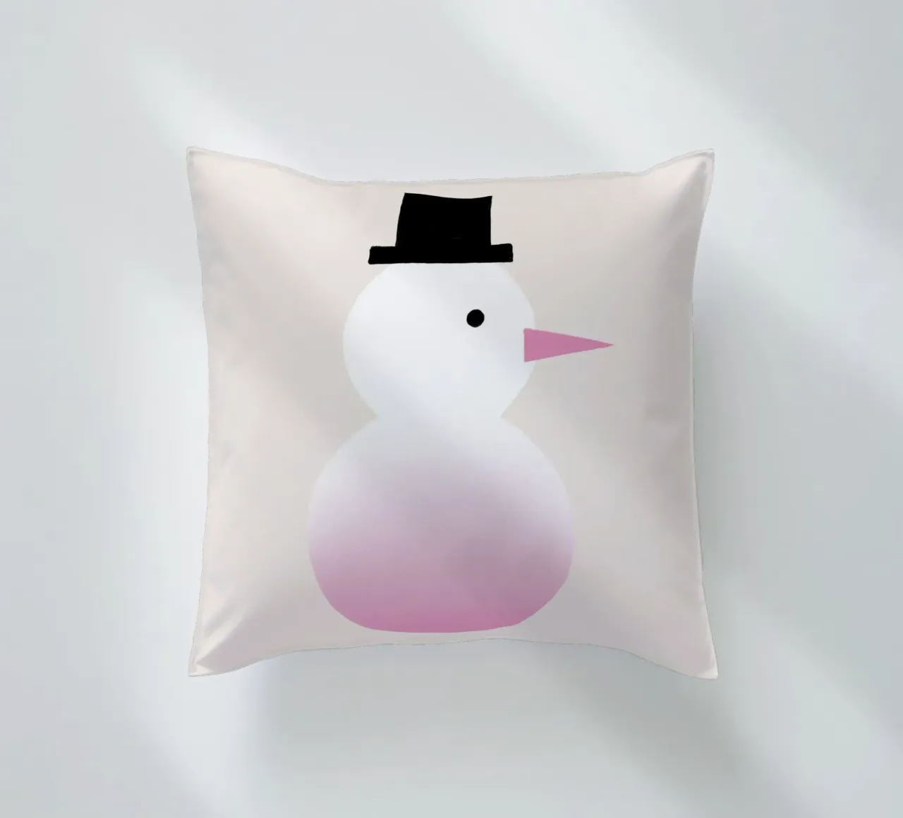 Schneemann Farbverlauf cuscino da Sophie Augustin Illustration