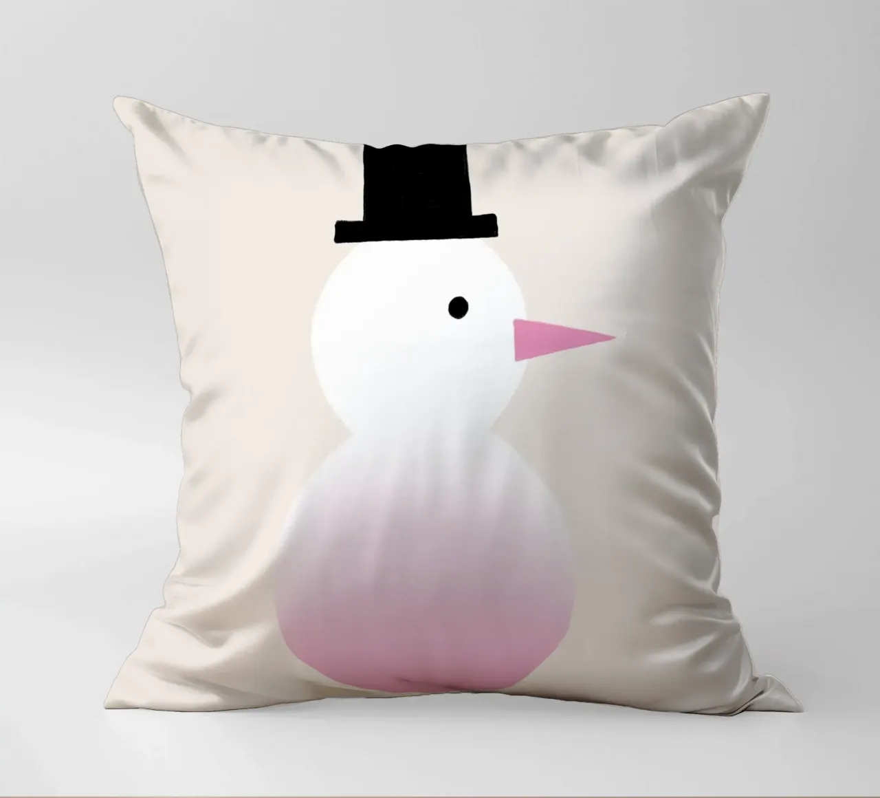 Schneemann Farbverlauf cuscino da Sophie Augustin Illustration