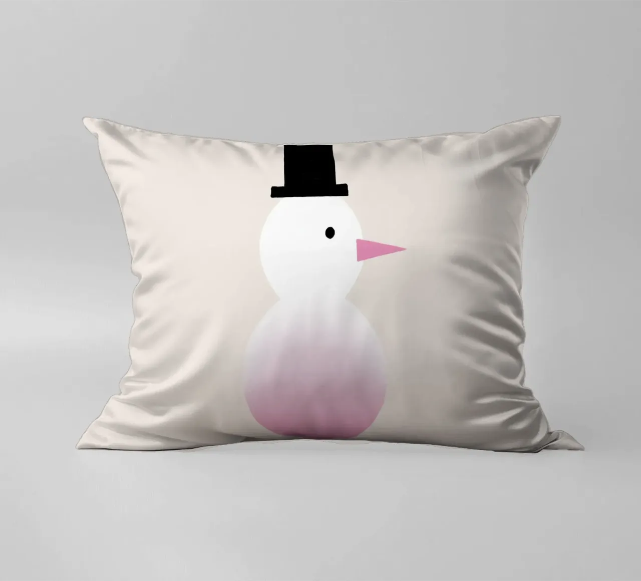 Schneemann Farbverlauf cuscino da Sophie Augustin Illustration