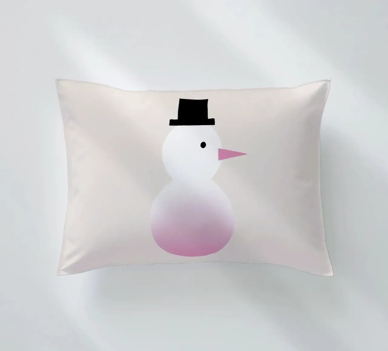 Schneemann Farbverlauf cuscino da Sophie Augustin Illustration