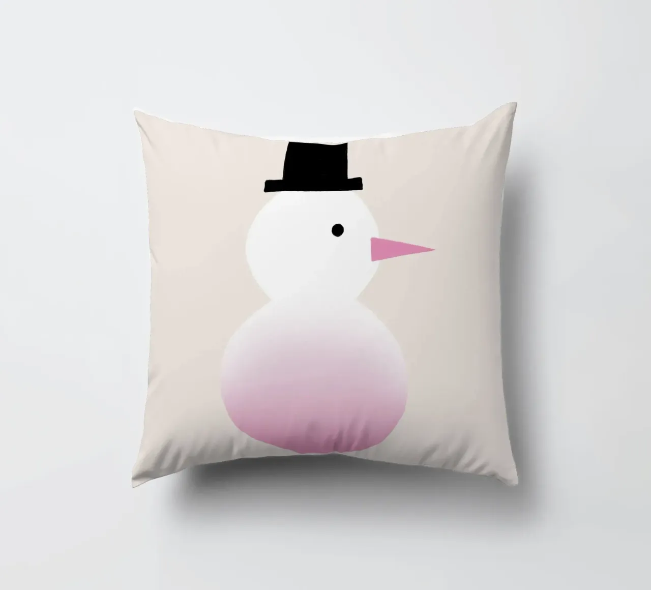 Schneemann Farbverlauf cuscino da Sophie Augustin Illustration
