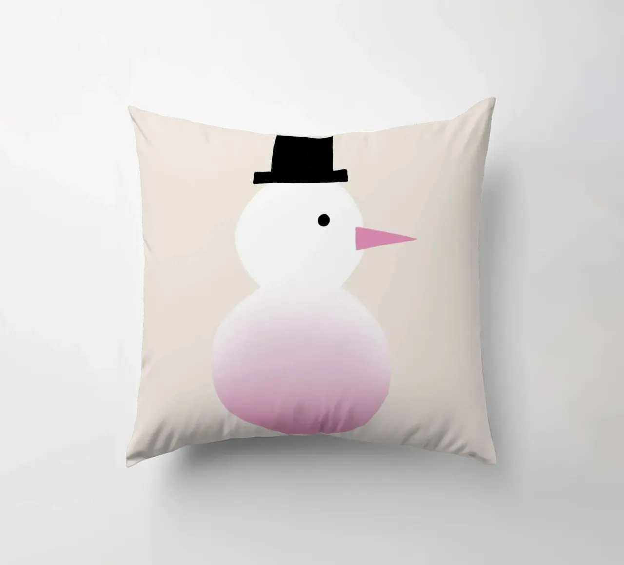 Schneemann Farbverlauf cuscino da Sophie Augustin Illustration
