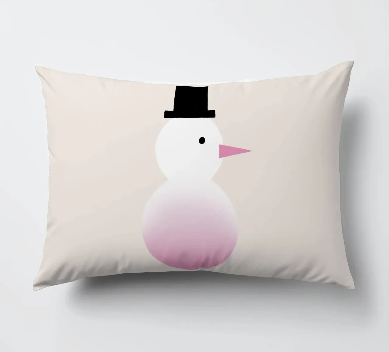 Schneemann Farbverlauf cuscino da Sophie Augustin Illustration