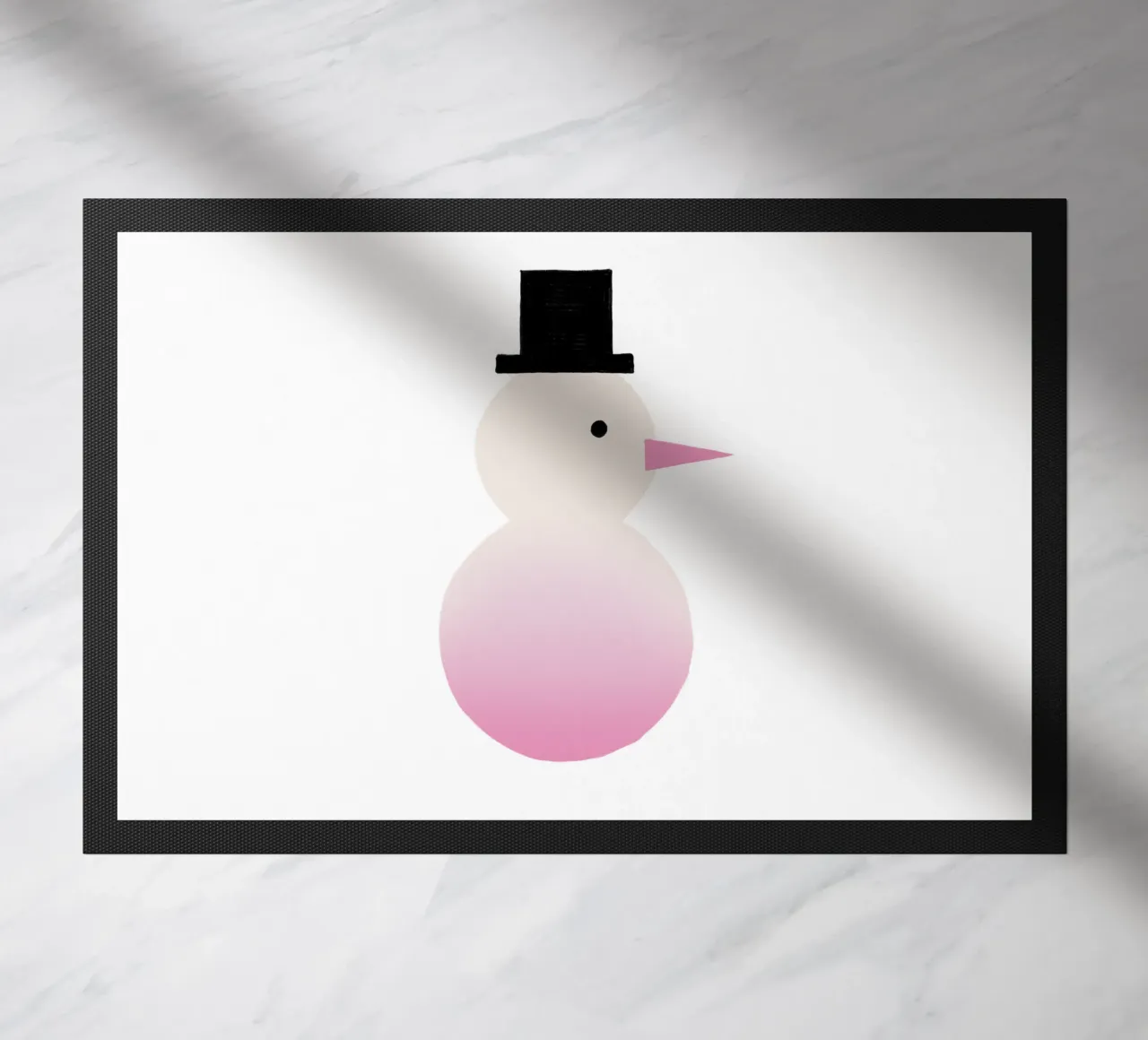 Schneemann Farbverlauf zerbino da Sophie Augustin Illustration