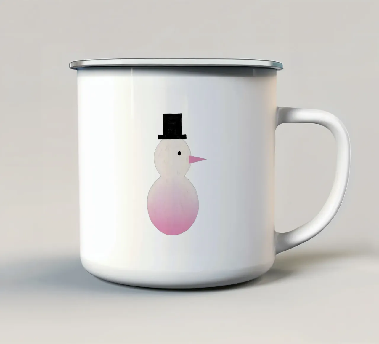 Schneemann Farbverlauf tazza in smalto da Sophie Augustin Illustration