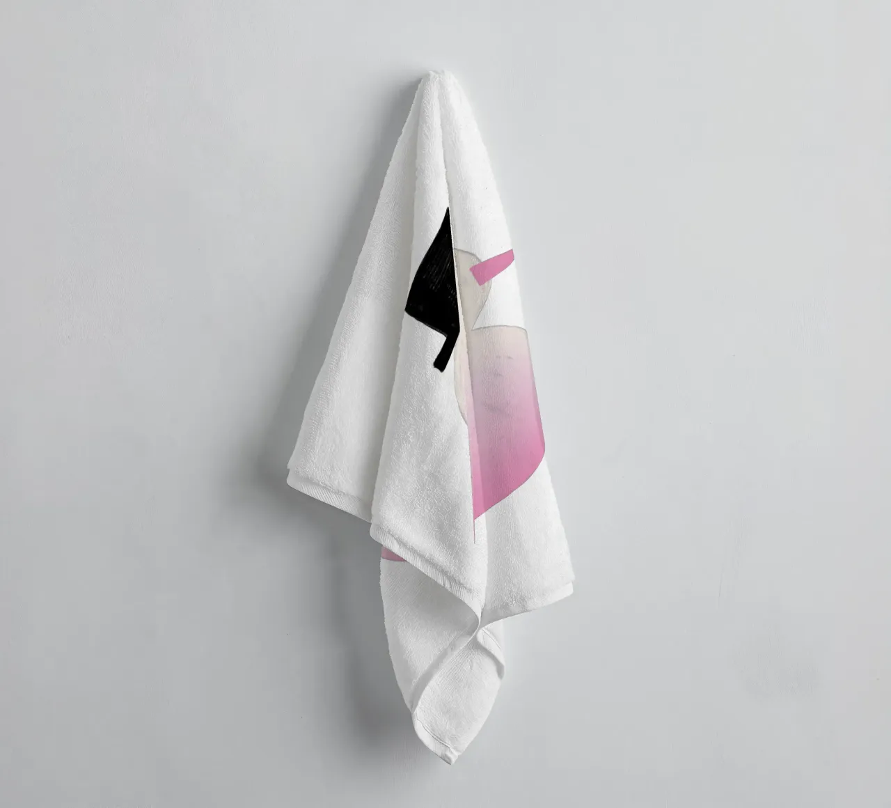 Schneemann Farbverlauf asciugamano da bagno da Sophie Augustin Illustration