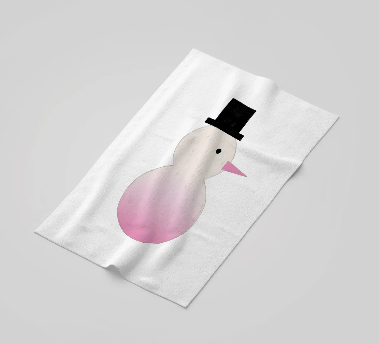 Schneemann Farbverlauf telo mare da Sophie Augustin Illustration