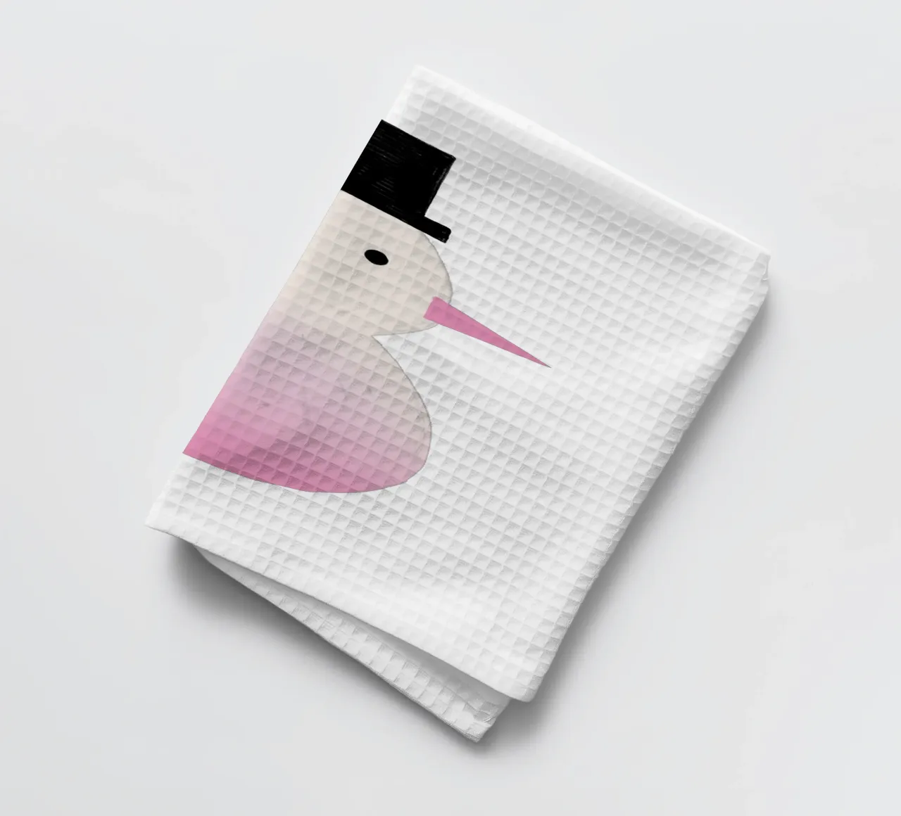Schneemann Farbverlauf canovaccio da cucina da Sophie Augustin Illustration