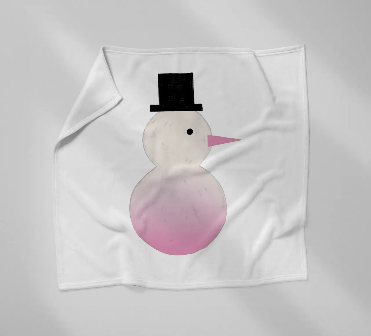 Schneemann Farbverlauf coperta in pile da Sophie Augustin Illustration