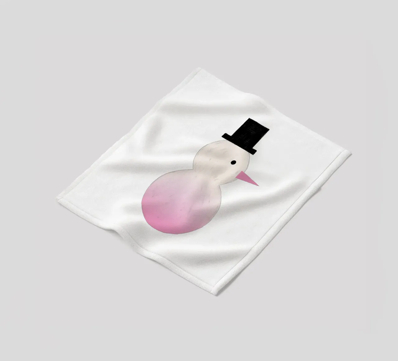 Schneemann Farbverlauf coperta in pile da Sophie Augustin Illustration