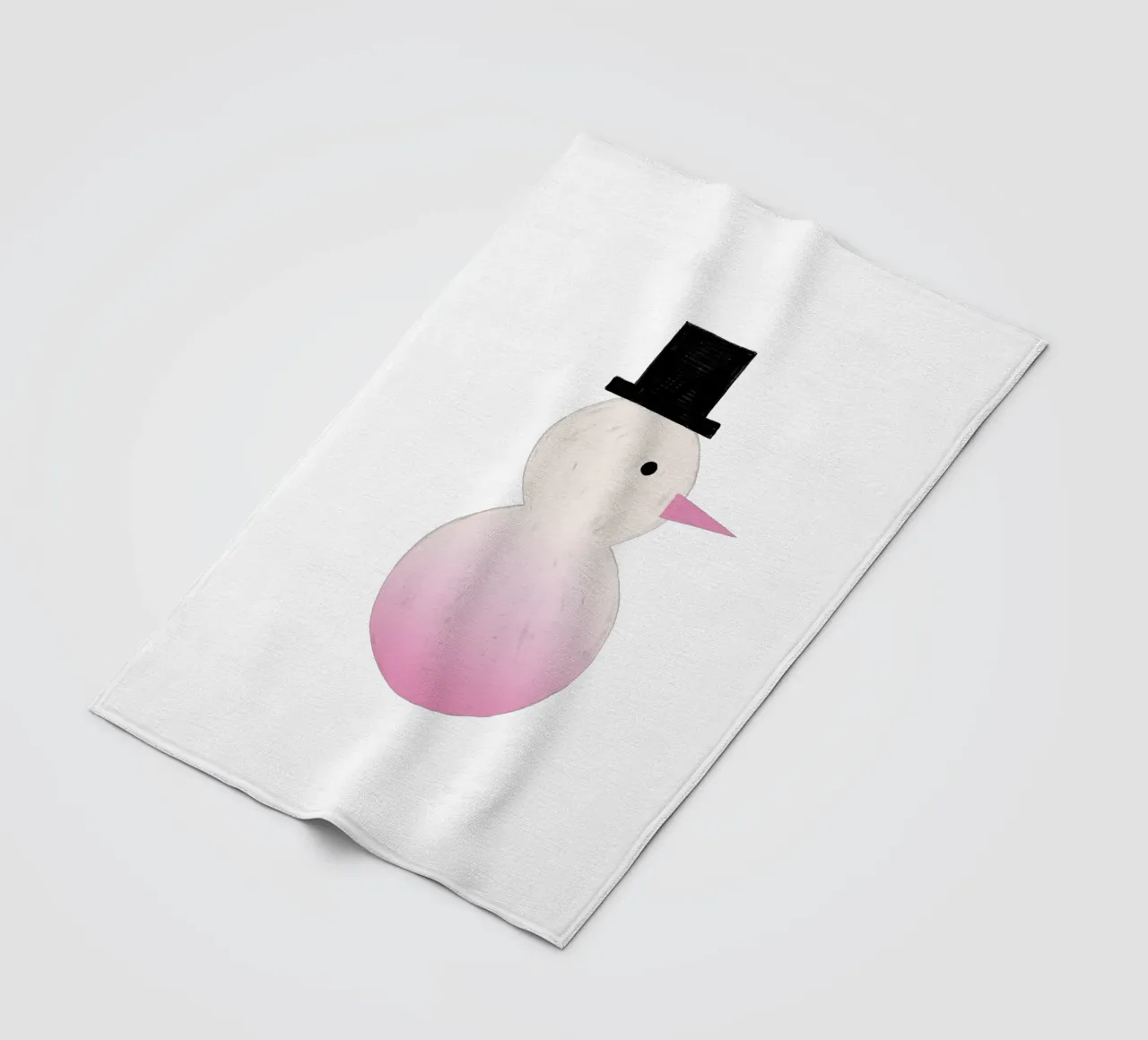 Schneemann Farbverlauf coperta in pile da Sophie Augustin Illustration