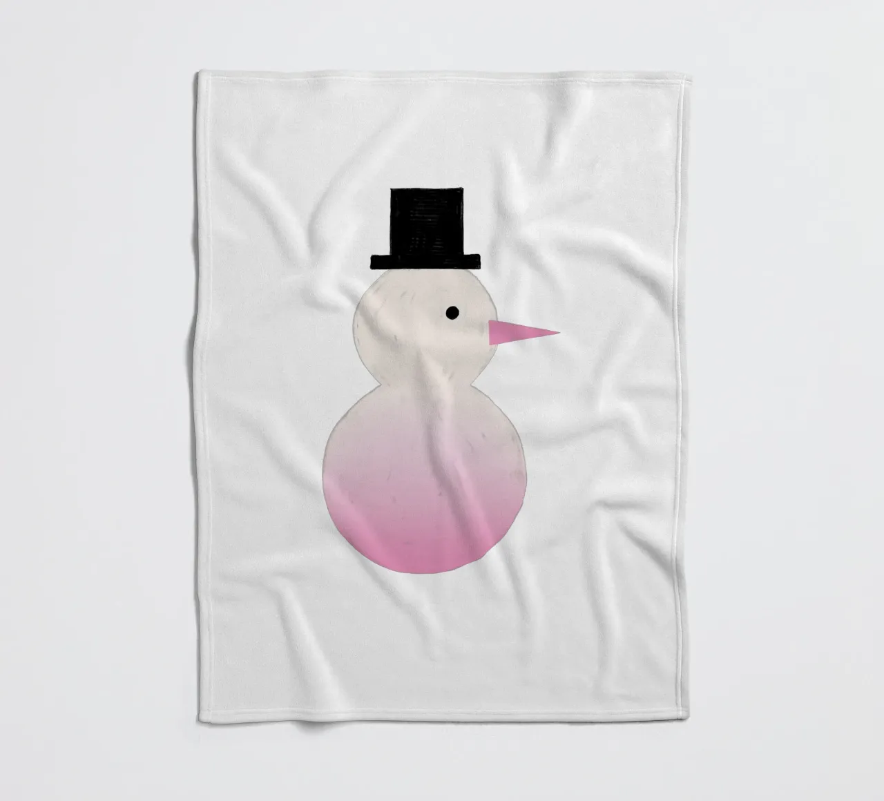 Schneemann Farbverlauf coperta in pile da Sophie Augustin Illustration