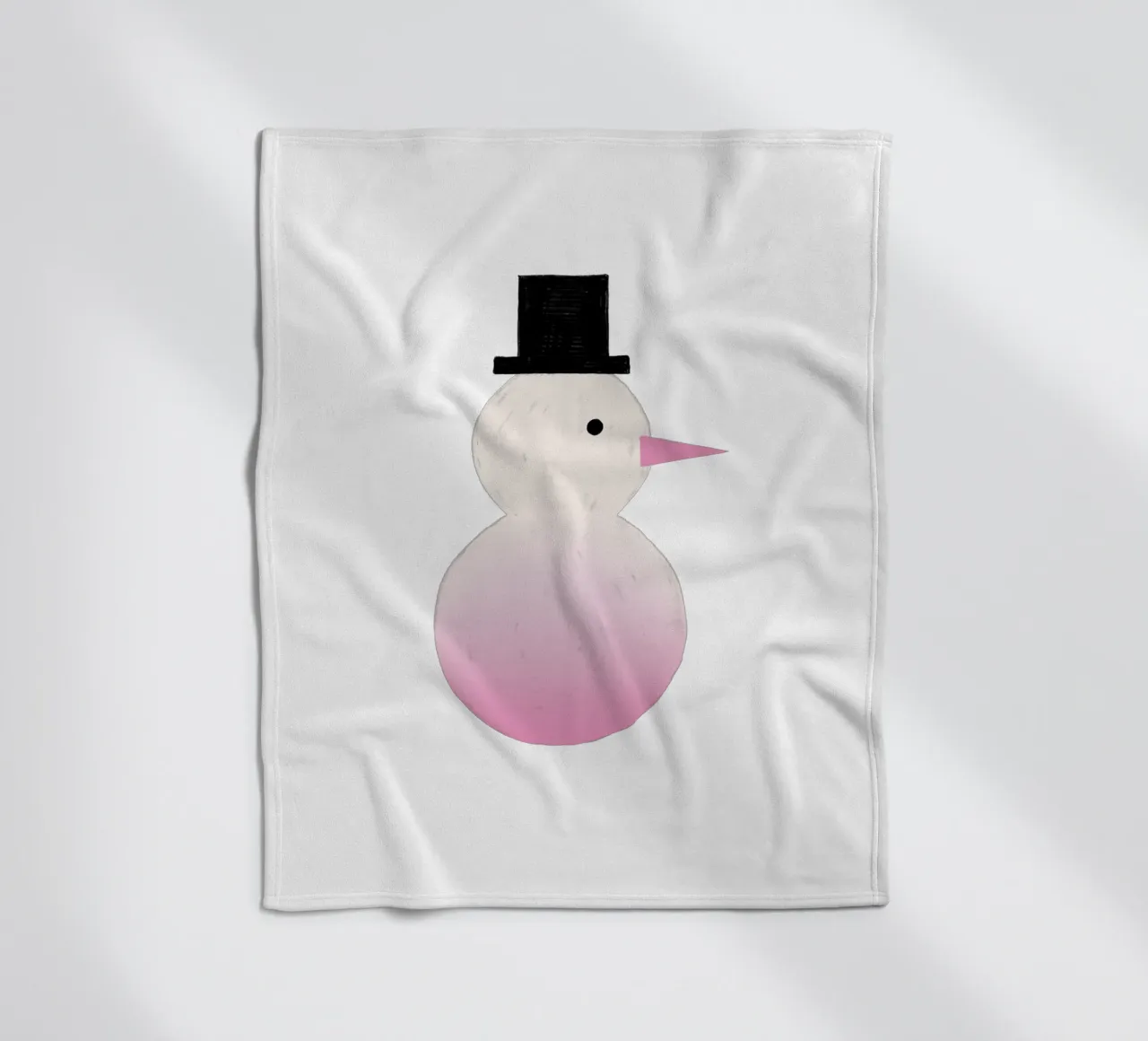 Schneemann Farbverlauf coperta in pile da Sophie Augustin Illustration