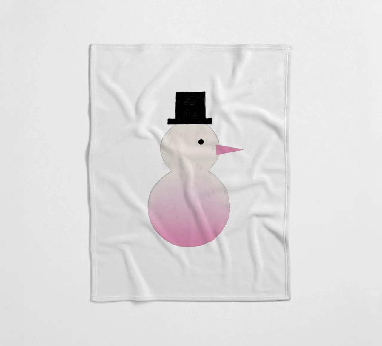 Schneemann Farbverlauf coperta in pile da Sophie Augustin Illustration