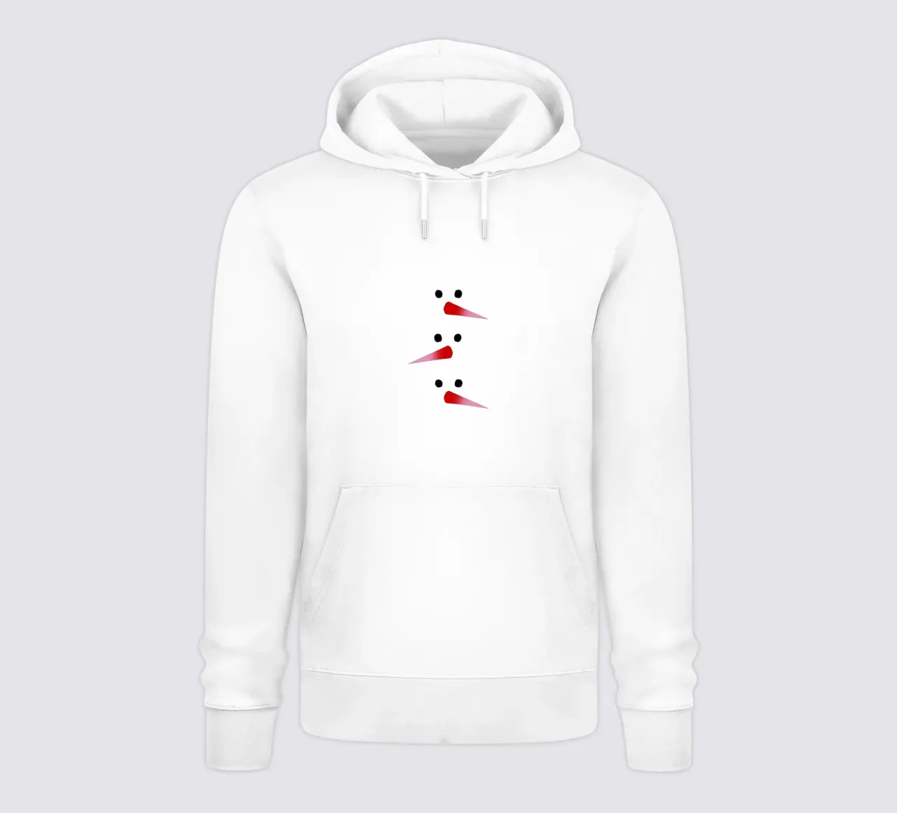 Schneemann-Nasen Farbverlauf felpa con cappuccio da Sophie Augustin Illustration