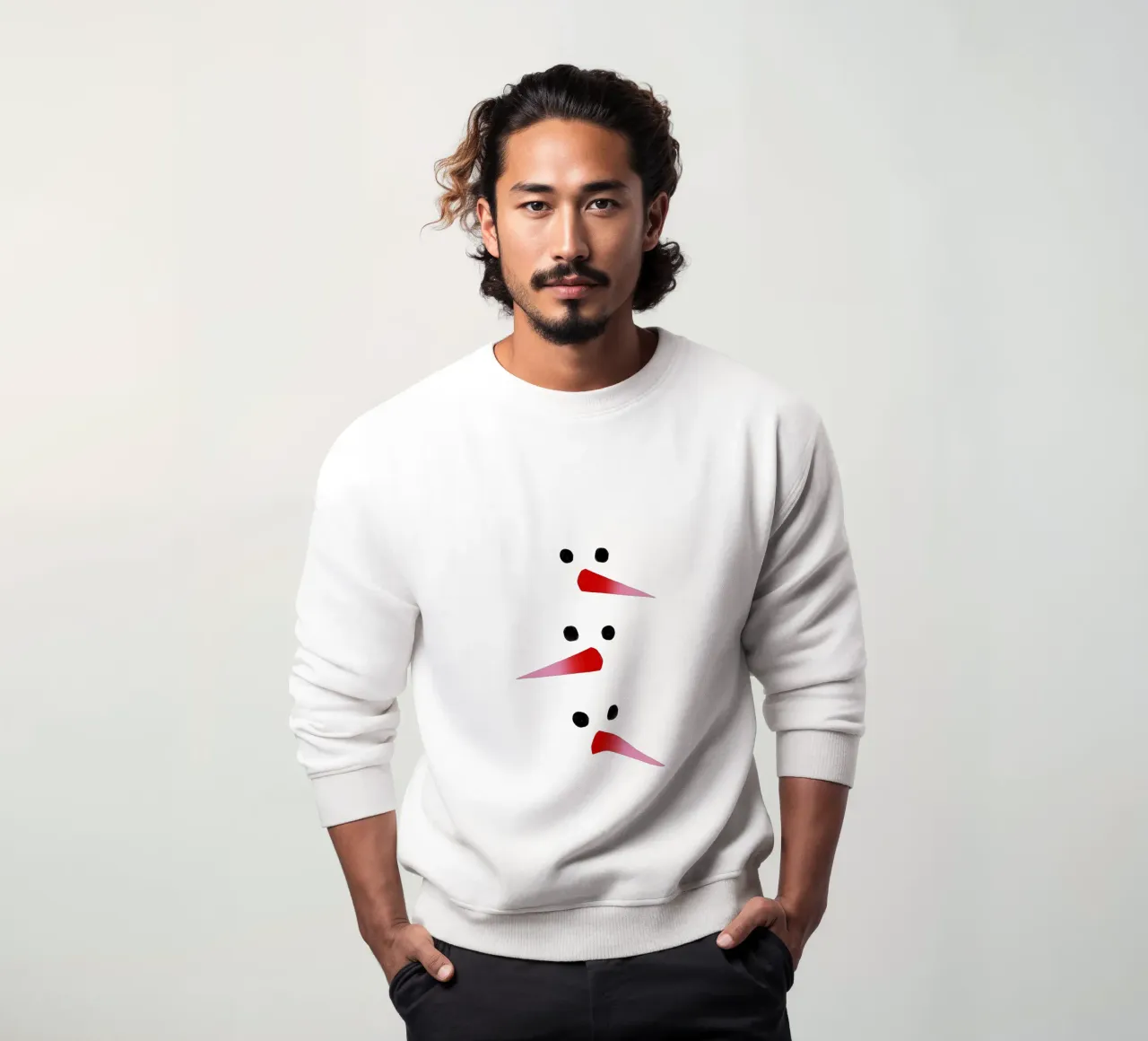Schneemann-Nasen Farbverlauf felpa da Sophie Augustin Illustration