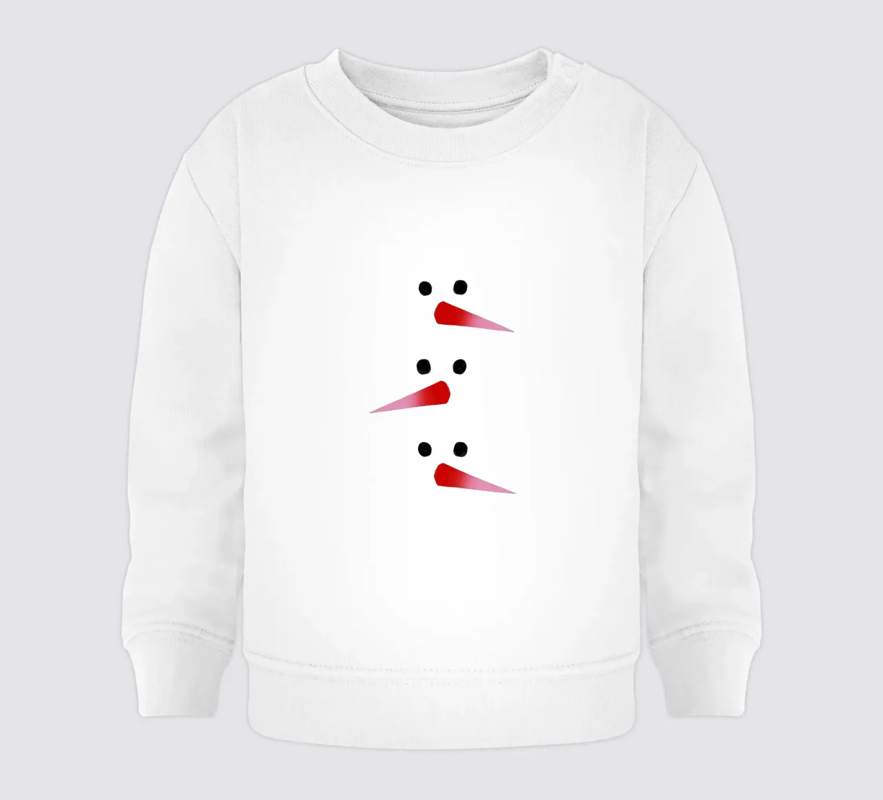 Schneemann-Nasen Farbverlauf felpa neonato da Sophie Augustin Illustration