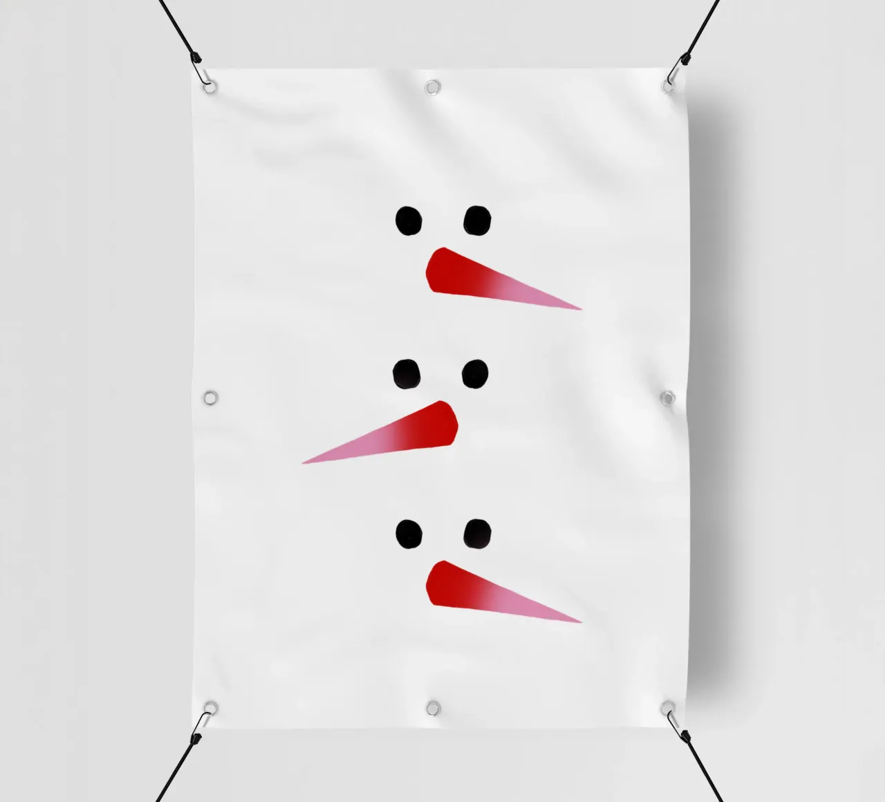 Schneemann-Nasen Farbverlauf telo in pvc da Sophie Augustin Illustration