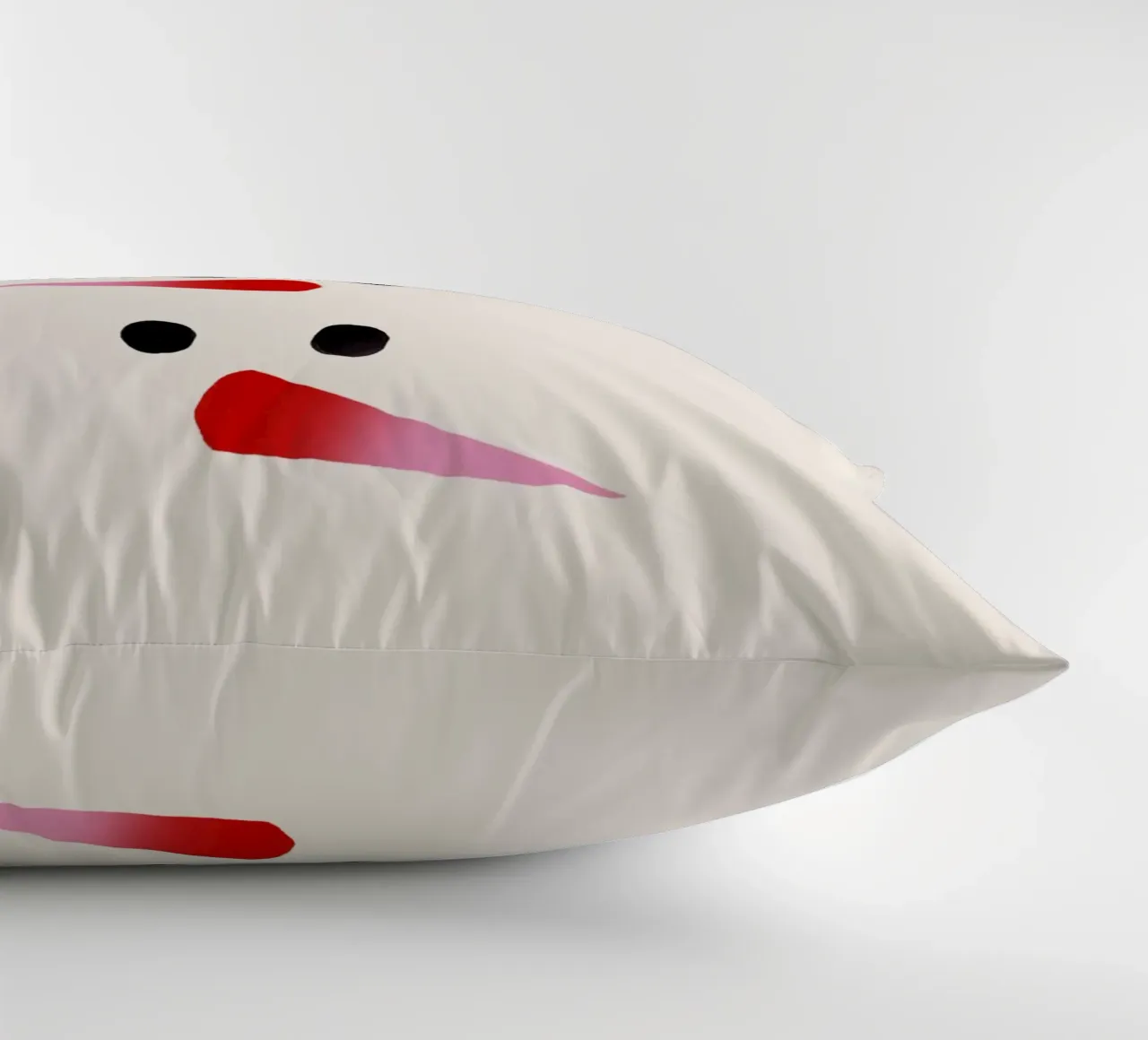 Schneemann-Nasen Farbverlauf cuscino da Sophie Augustin Illustration