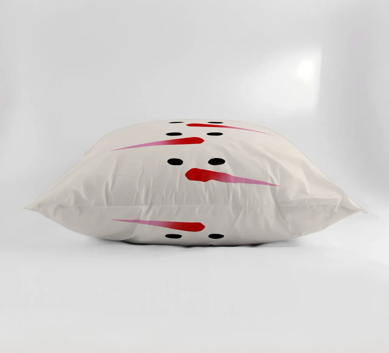 Schneemann-Nasen Farbverlauf cuscino da Sophie Augustin Illustration