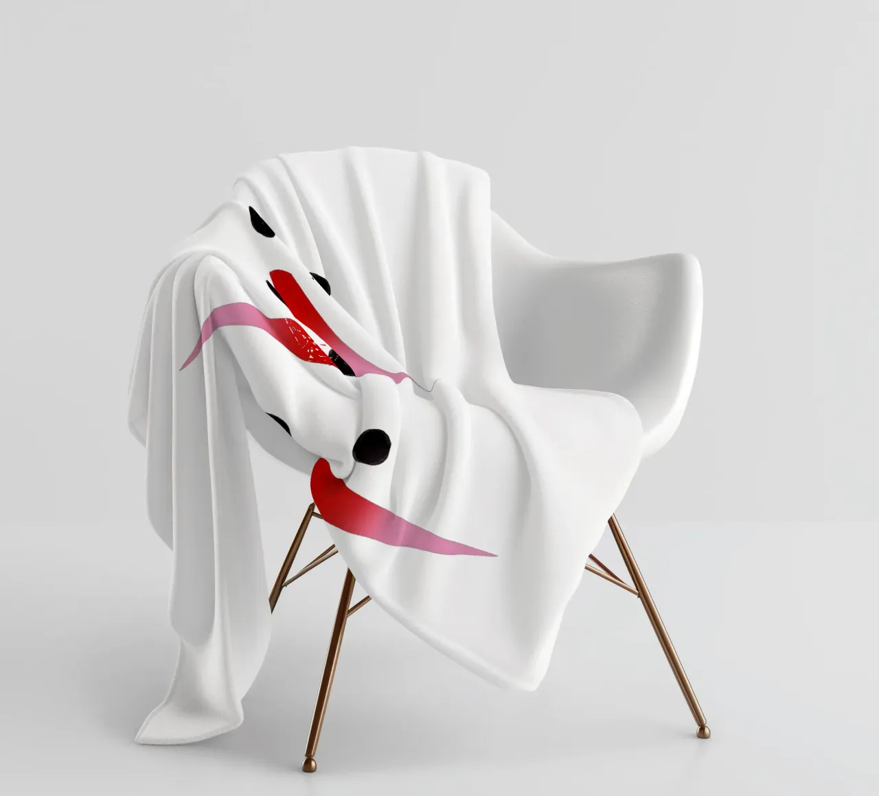 Schneemann-Nasen Farbverlauf coperta in pile da Sophie Augustin Illustration