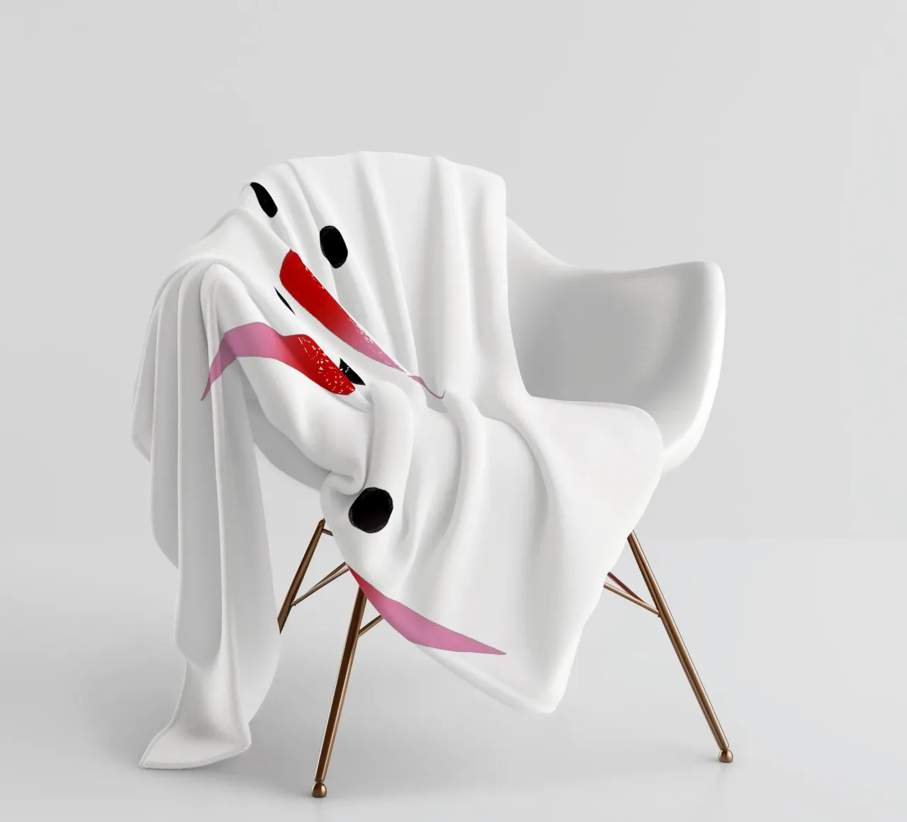 Schneemann-Nasen Farbverlauf coperta in pile da Sophie Augustin Illustration