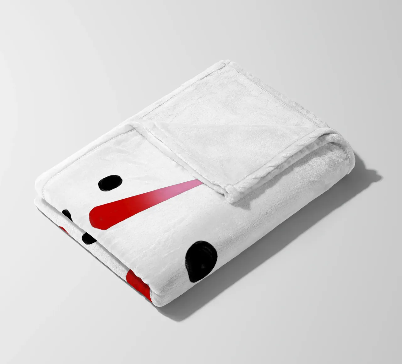 Schneemann-Nasen Farbverlauf coperta in pile da Sophie Augustin Illustration