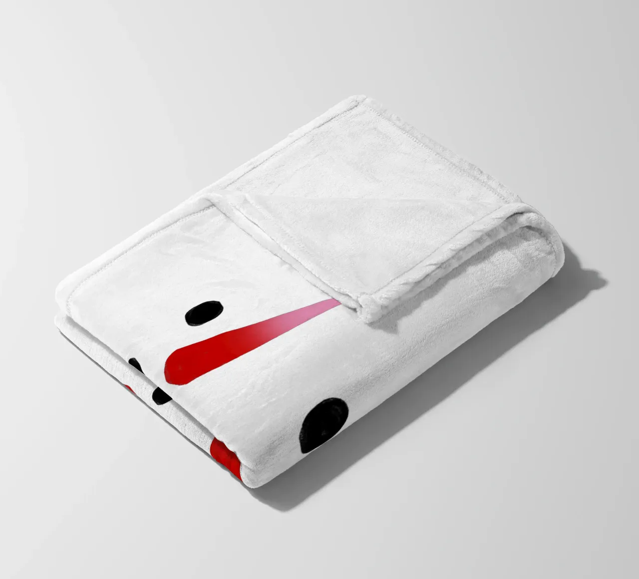 Schneemann-Nasen Farbverlauf coperta in pile da Sophie Augustin Illustration