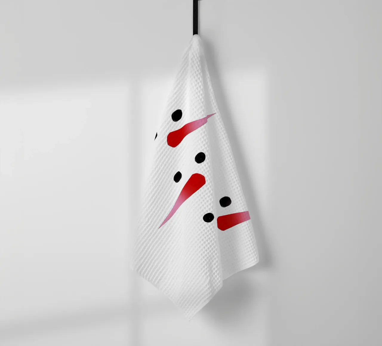 Schneemann-Nasen Farbverlauf canovaccio da cucina da Sophie Augustin Illustration
