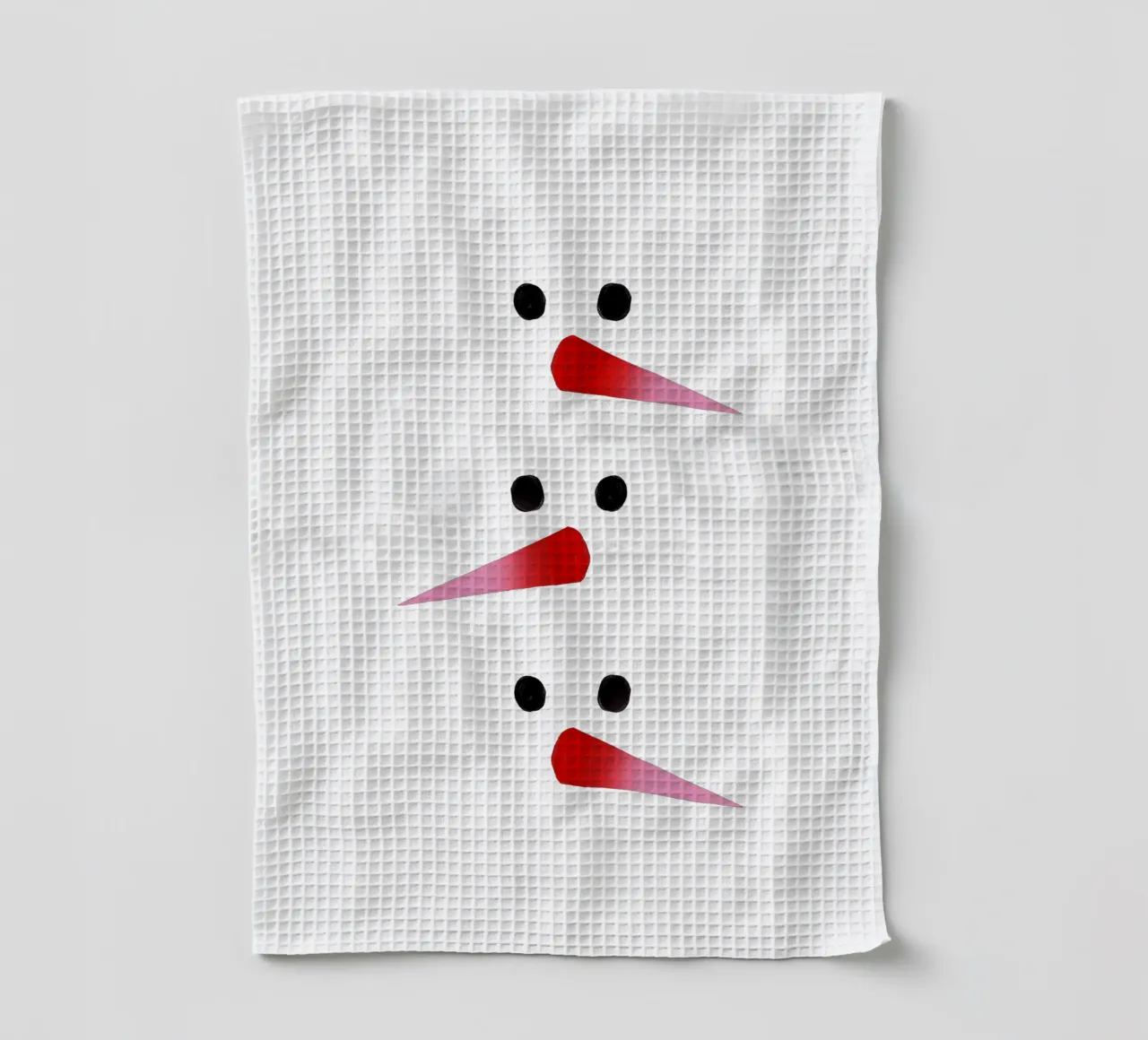 Schneemann-Nasen Farbverlauf canovaccio da cucina da Sophie Augustin Illustration