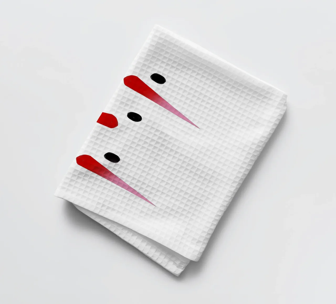 Schneemann-Nasen Farbverlauf canovaccio da cucina da Sophie Augustin Illustration