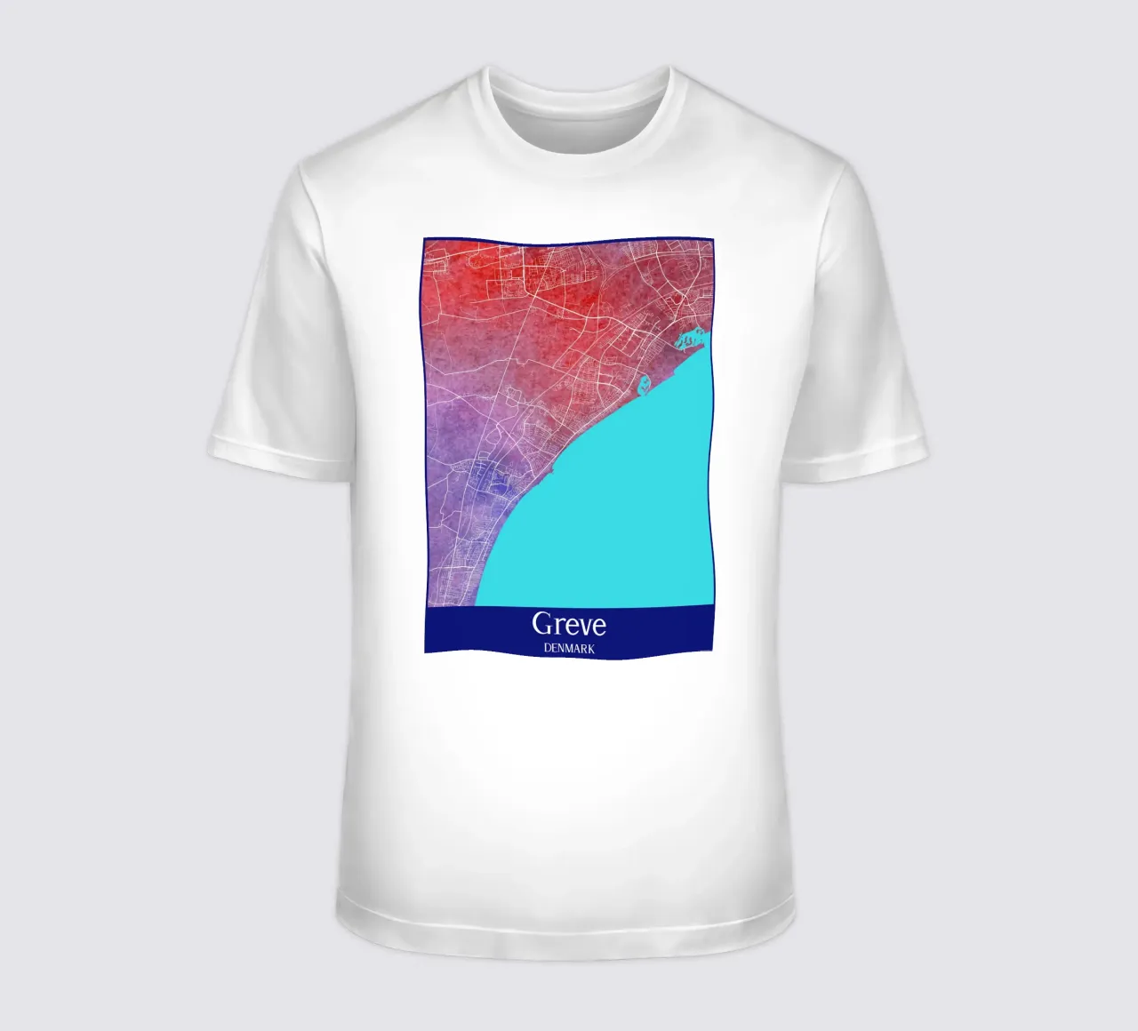 Greve DENMARK t-shirt da WorldPrint