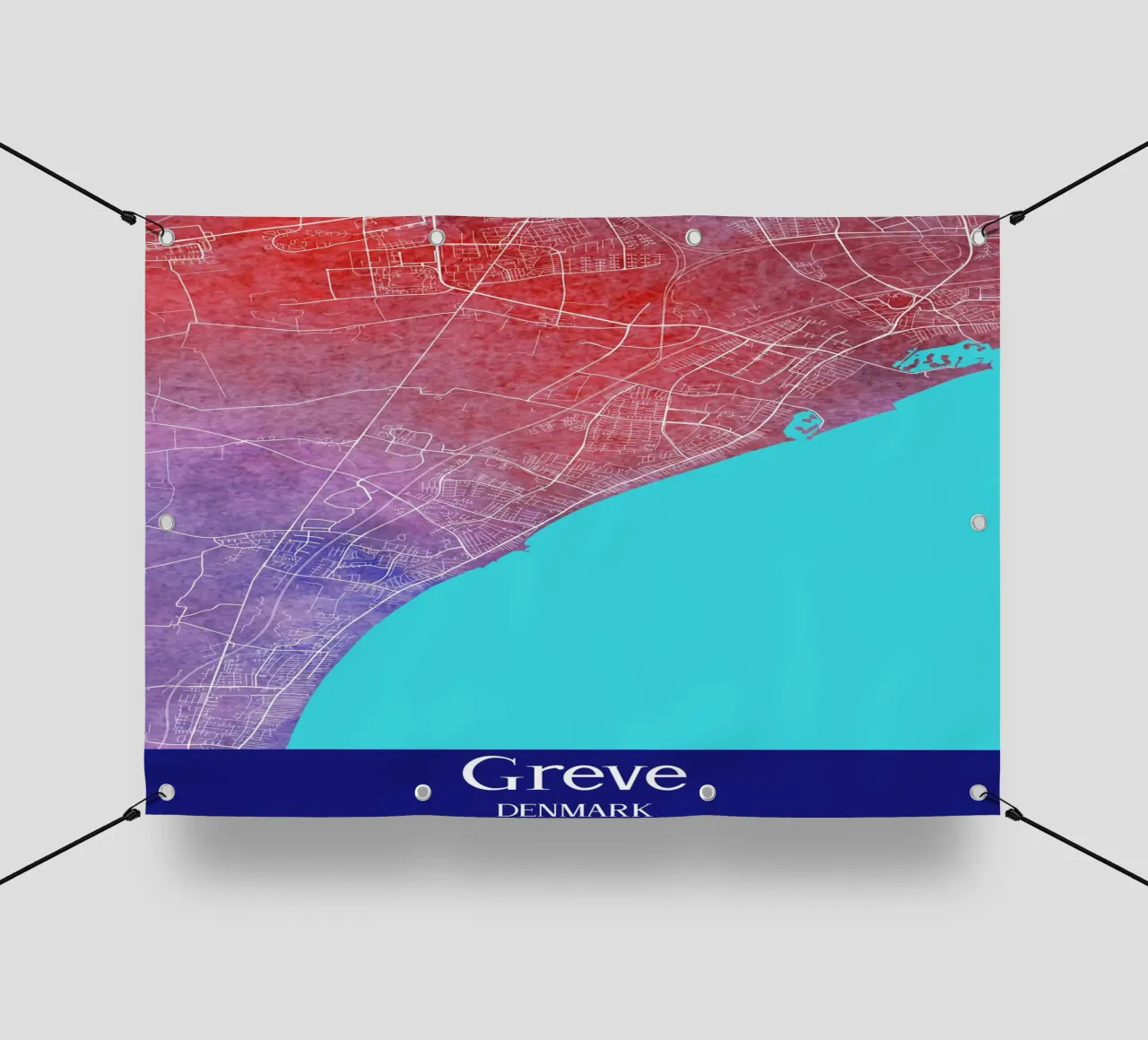 Greve DENMARK telo in pvc da WorldPrint