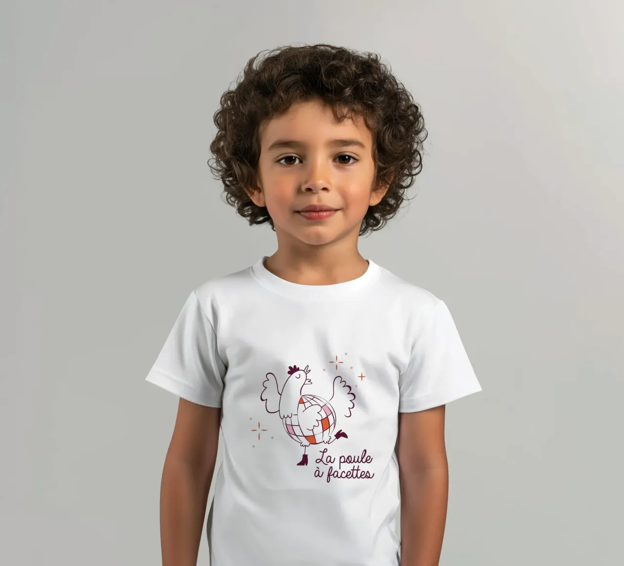 La poule a facettes camiseta para niños de alice